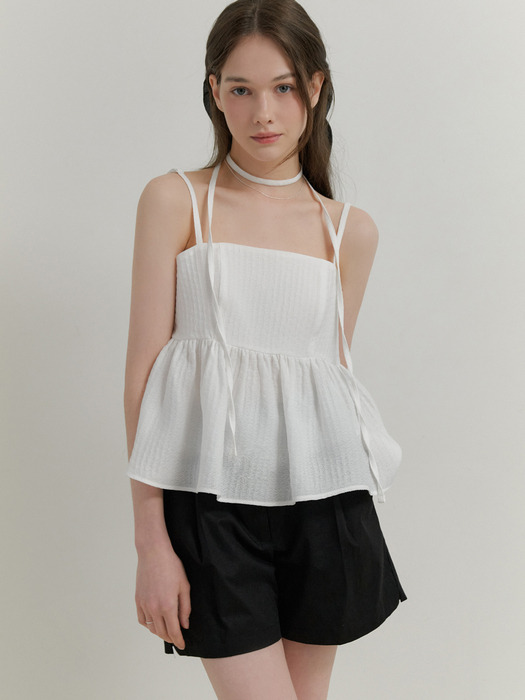 Own bustier blouse (white)