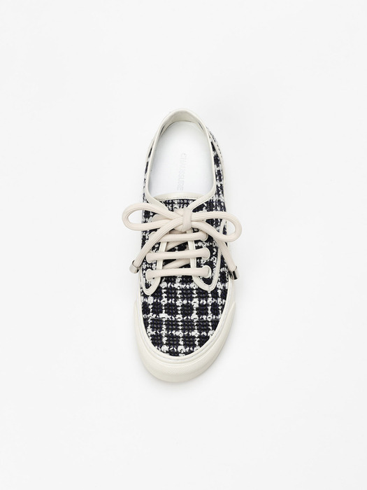 THALASSA SNEAKERS in NAVY TILE CHECK