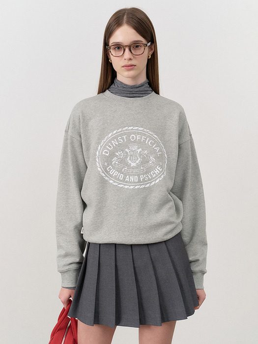 UNISEX CUPID CAMPUS SWEATSHIRT MELANGE GREY_UDTS4C102G2