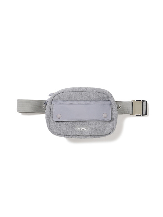 [24FW clove] Fleece Belt Bag (2color)