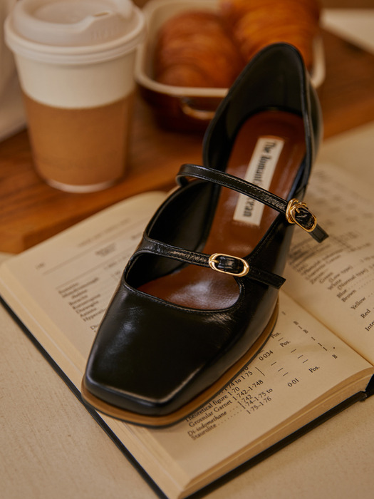 Basic maryjane loafer / 베이직 메리제인 로퍼 (Black)