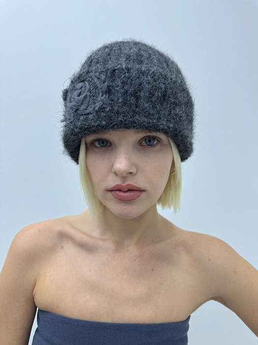 Charcoal Fuzzy-Wuzzy Beanie (Last Restock)