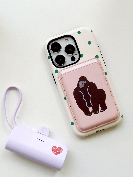 [맥세이프 카드지갑]Pink-Gorilla Magsafe Cardcase