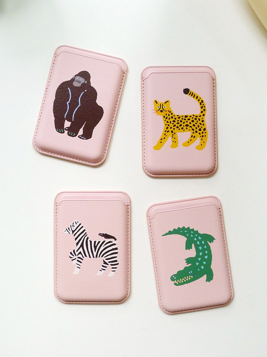 [맥세이프 카드지갑]Pink-Gorilla Magsafe Cardcase
