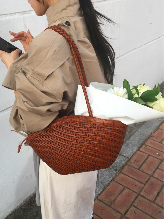 Twig Basket Shoulder Bag_2colors