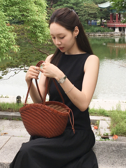 Twig Basket Shoulder Bag_4colors