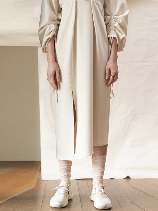 Dijon Asymmetric Dress