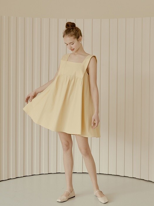 lovely mini dress[yellow]