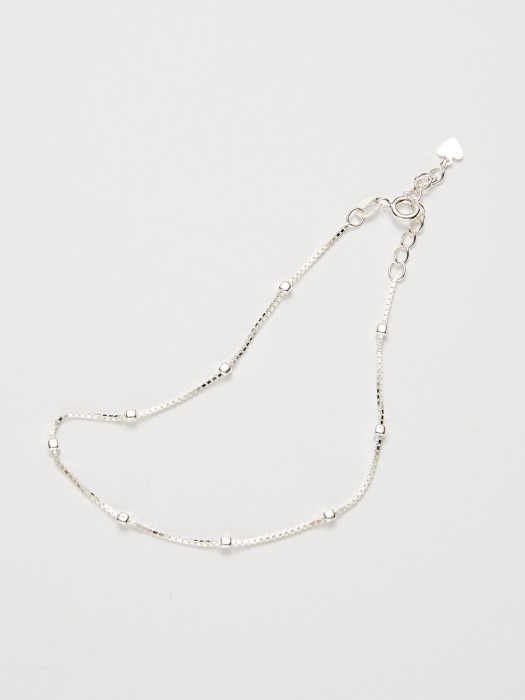 cube chain anklet