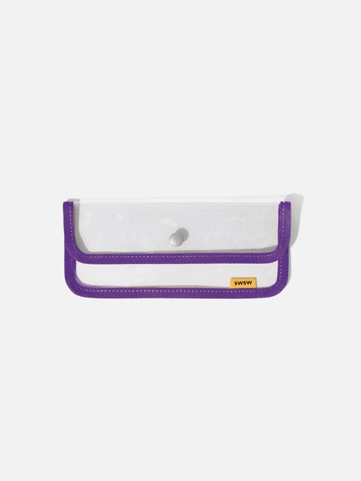 PENCIL CASE PVC Purple