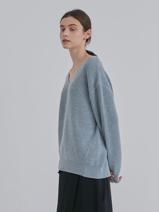 SOFT KNIT TOP_BLUE