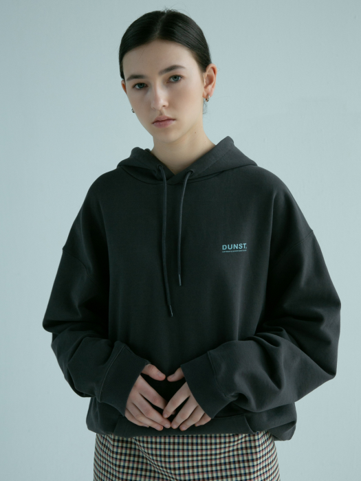 UNISEX DIAG LOGO HOODIE CHARCOAL UDTS9F103G3