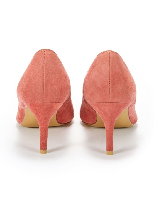 Briana Stiletto_Deep Coral Suede