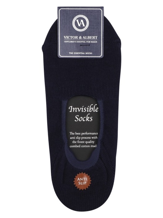 NAVY INVISIBLE SOCKS