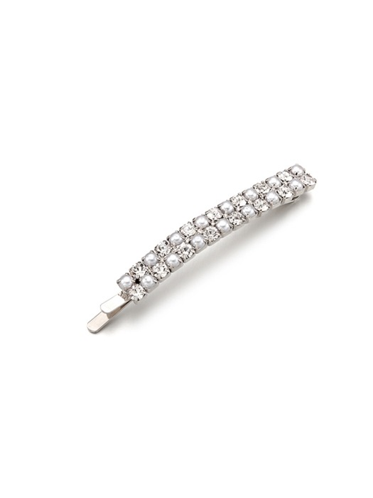 Cubic n Pearl Double Line Hairpin