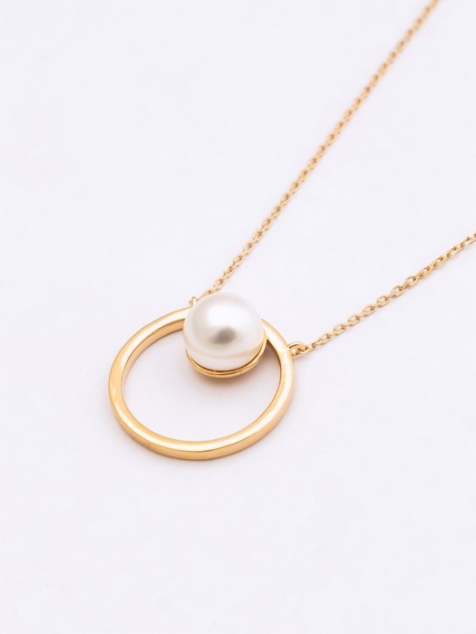7mm Half Shell Pearl 45cm Necklace