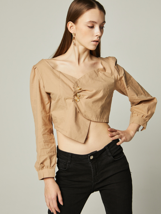 Pleats blouse 