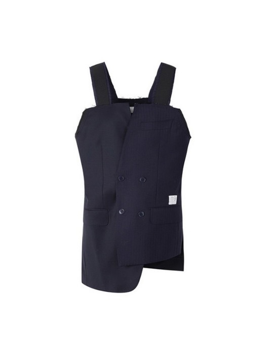 Unbalanced suit vest_RQVAM20390NYX