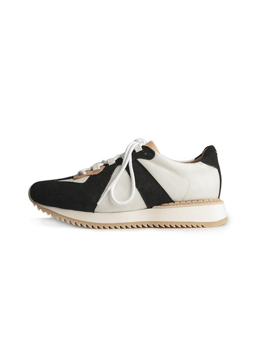 REAL LEATHER TRAINER HALF OVER SOLE