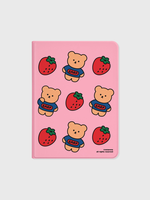 Strawberry bear-pink(아이패드-커버)