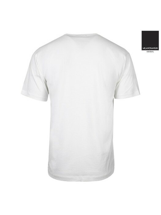 21SS 아크네 스튜디오 내쉬 페이스 로고 화이트 반팔 티셔츠 25E173 OPTIC WHITE