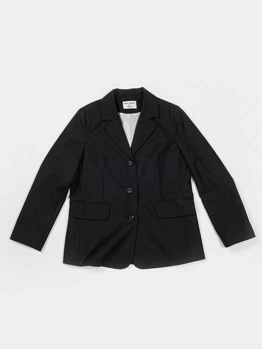 Basic-fit blazer-black