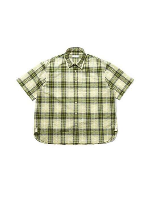 fat-fit 1/2 check shirt_CWSAM20465YGX