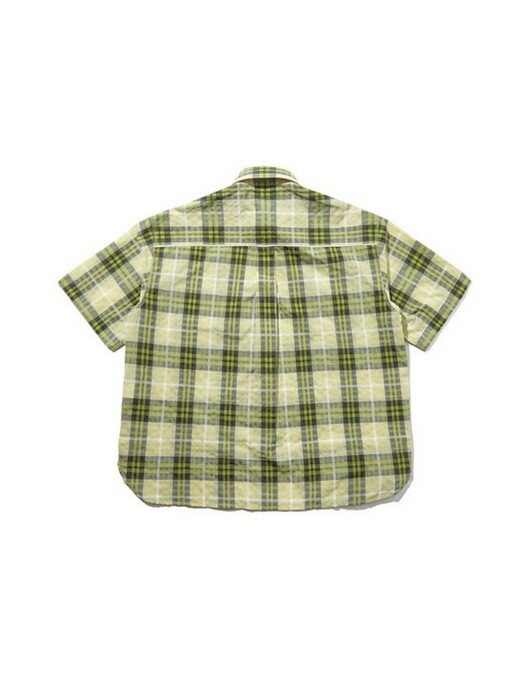 fat-fit 1/2 check shirt_CWSAM20465YGX