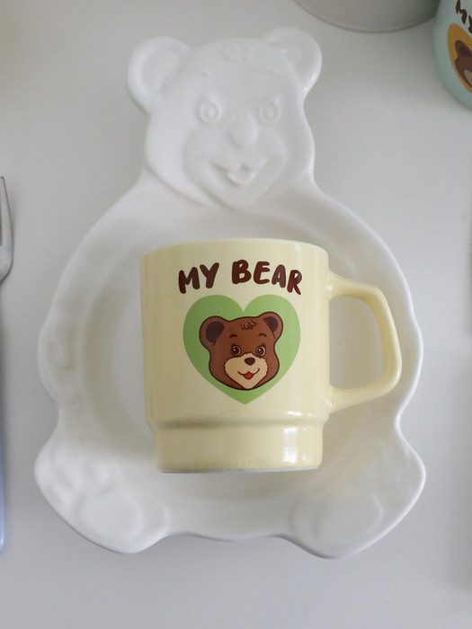 My Bear Mug Cup (3Type)- 마이베어 머그컵 곰돌이 머그컵