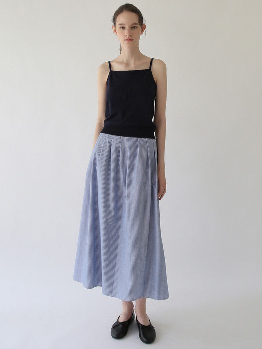 Maree Stripe Skirt (blue)