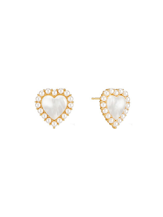 [Silver925] Ameli Heart Mix Earring_EC1741