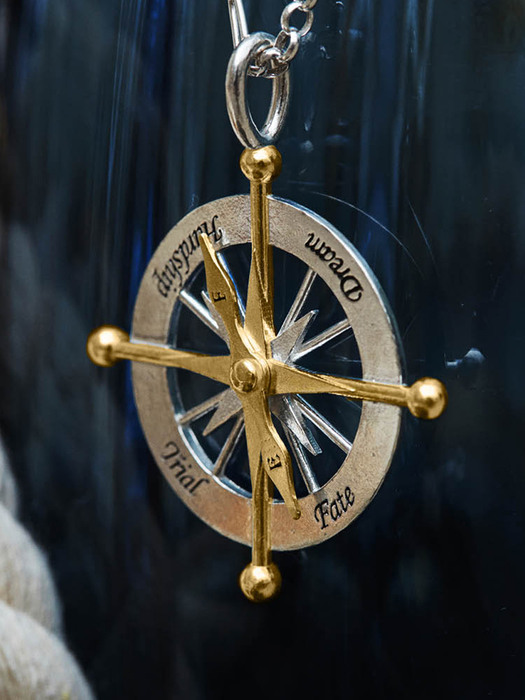 Life Cardinal Compass Necklace - Large