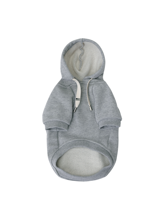 Classic Logo Dog Hoodie_Melange Grey