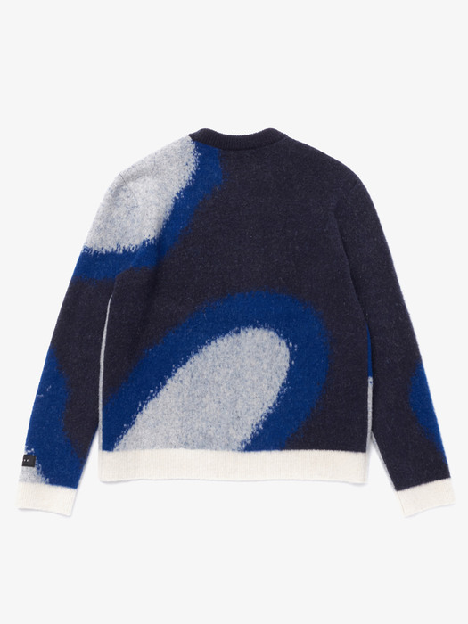 Textures Knit Sweater_INDIGO