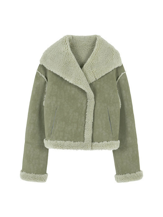 Reversible Shearling Mustang in L/Khaki VM1WM027-46