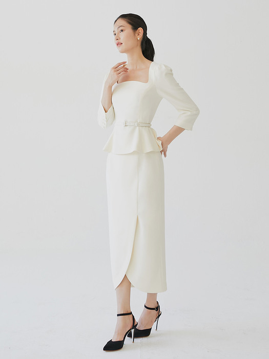 [미전시]OLGA Tulip skirt (Ivory)