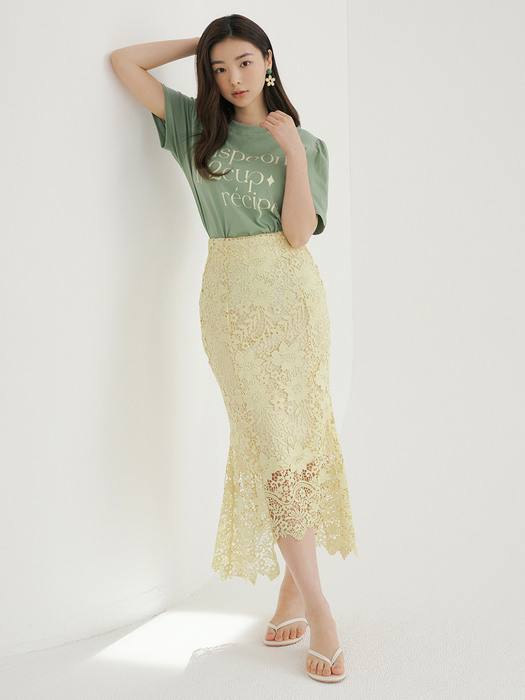 RCP SENTIMENTAL SKIRT LEMON YELLOW