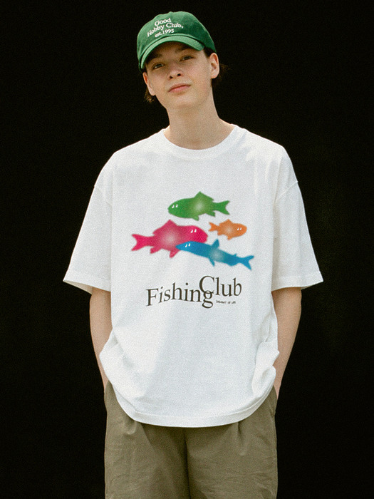 FISHING CLUB TEE_WHITE