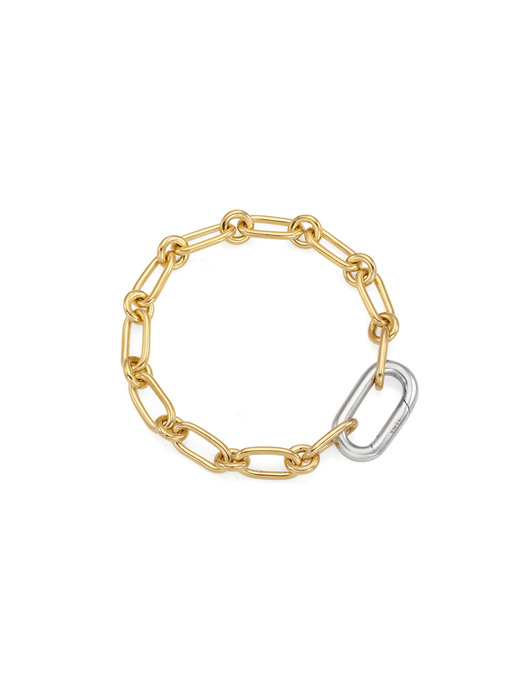 [Silver] AIR, Link chain Bracelet b013