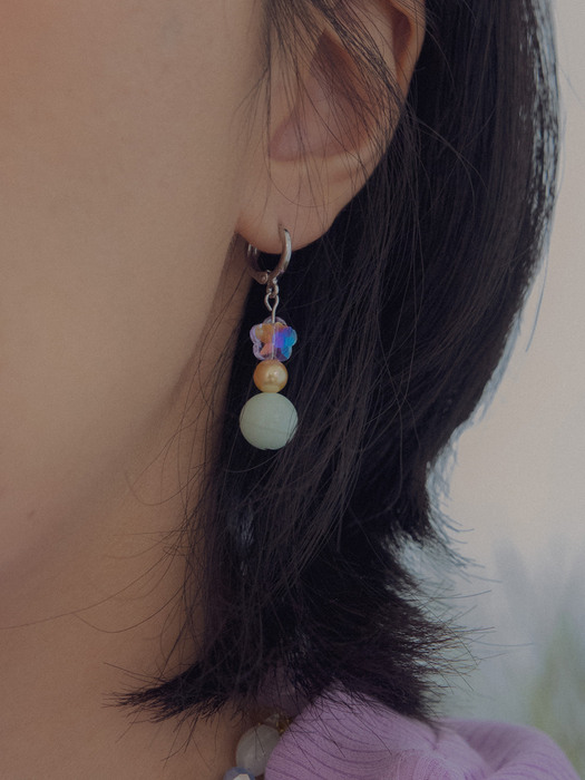 Nature in summer earring (2colors)