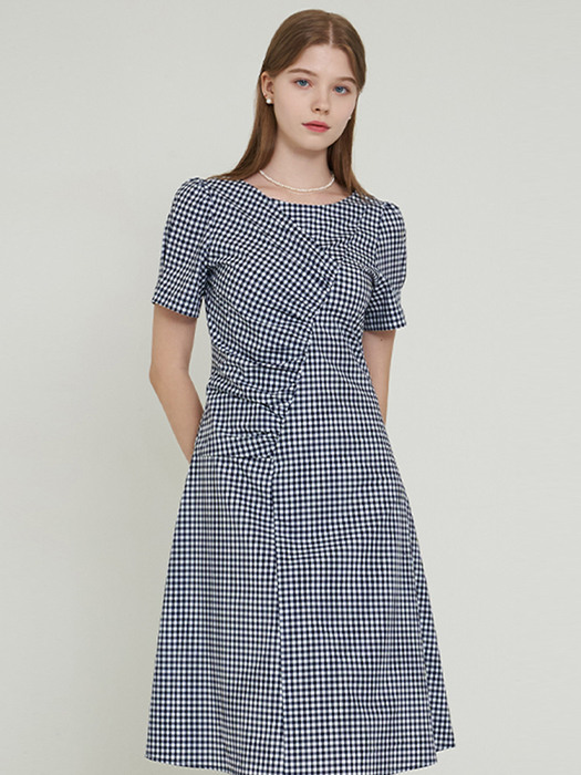 Luna romantic check dress NA