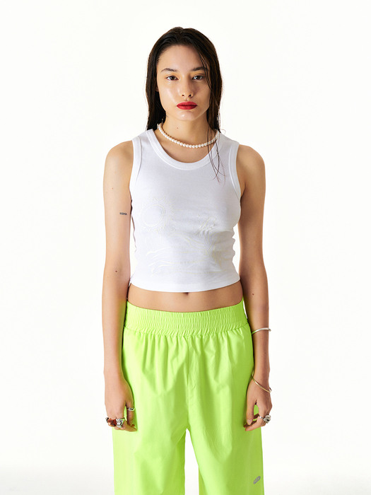 Drawing Tank Top White