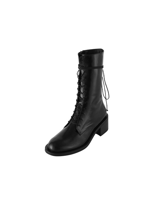 RN4-SH046 / Lace up Mid-Calf Boots