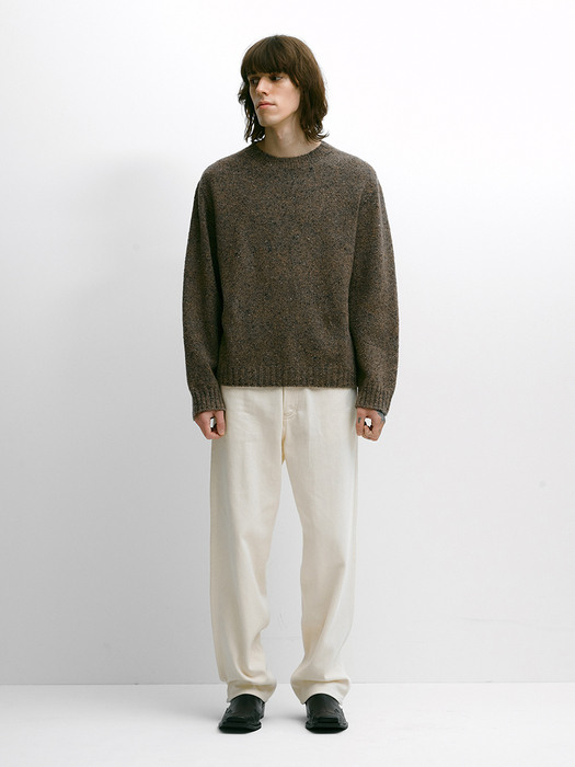 FRENCH SEAM TWILL PANTS