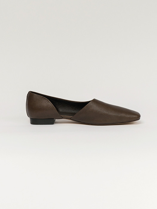 soft flat shoes (brown)