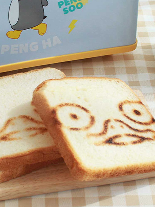 자이언트펭 펭수 토스터기 귀여운 펭수가 빵위에 짠!