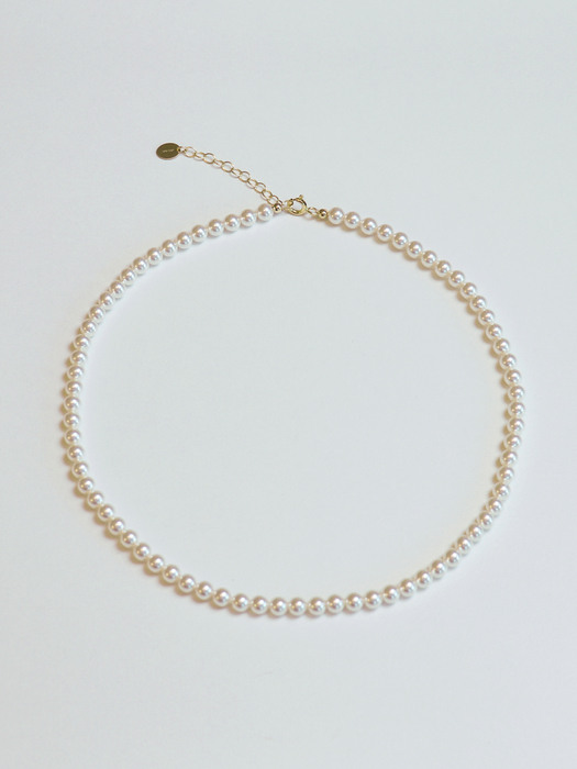 [단독]5mm pearl necklace