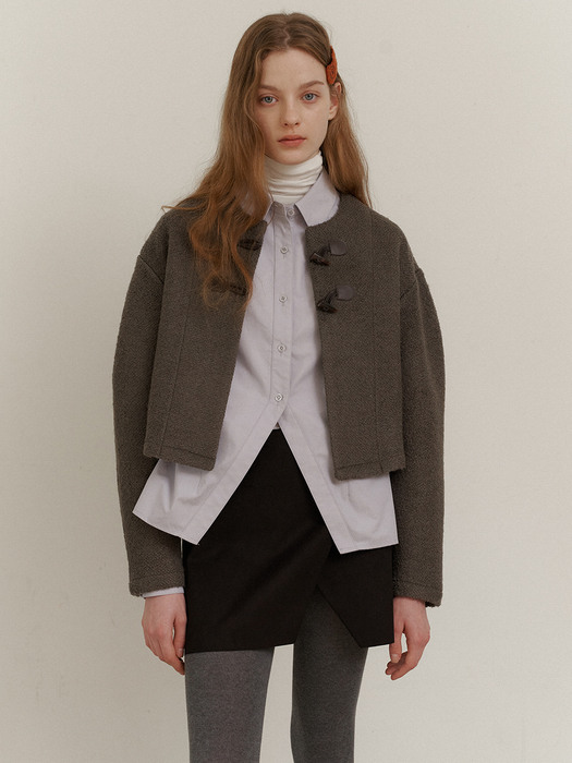1.47 Roundy jacket (Khaki gray)