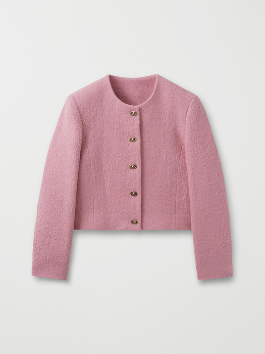 bookle tweed jacket_pink