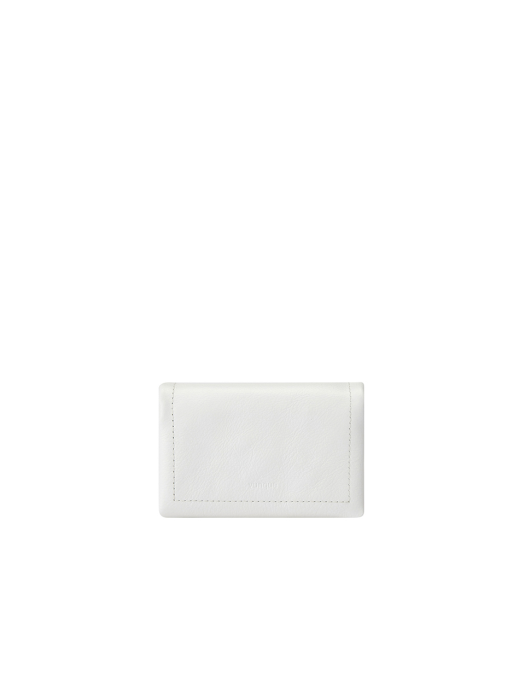 Occam Doux Pleats Card Wallet (오캄 두 플리츠 카드 지갑) White